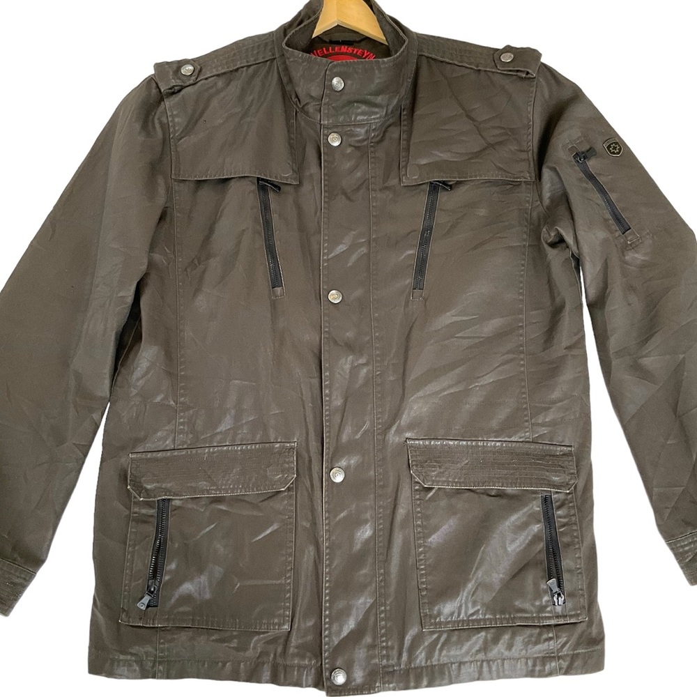 Wellensteyn Montgomery Military Field Jacket CoPuTec, Waxed Cotton Men's L - Picture 5 of 16
